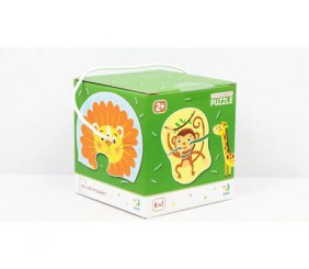 Пазли "Дикі тварини" (6 пазлів)