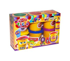 Тісто для ліплення "Master-Do", 6 банок по 50 г (укр)