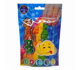 Кінетичний пісок "KidSand" жовтий, в пакеті, 400 г